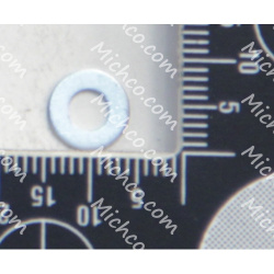 WASHER-M4 FLAT ZINC