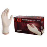 Ammex LX3 Standard Latex Ivory Exam 3.0 Mil Glove - XLarge LX348100