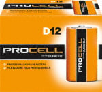 DuraCell ProCell "D" Batteries 12/Box 6Box/Cs