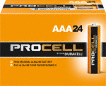 DuraCell ProCell AAA Batteries 24/Box 6Box/Cs