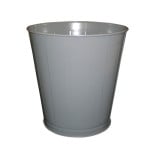 28 Qt. Round Metal Wastebasket