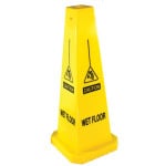 """Wet Floor"" Four-Sided Floor Sign