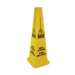 """Cuidado Piso Mojado/Caution Wet Floor"" Four-Sided Floor