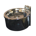 Deluxe 4" Round Metal Wall Ash Tray