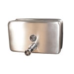 Horizontal Stainless Steel Soap Dispenser
