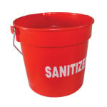 Deluxe Heavy-Duty Bucket with "Sanitizer" Imprint