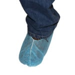 Polypropylene Shoe Covers - Non-Skid, Blue, XL, 150 per CS