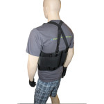 Single Closure Back Support with Suspenders