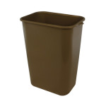 41 Qt. Pinch'm Wastebasket - Brown