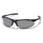 Optirunner Safety Glasses, Silver Lens/Black Frame, 144 per EA