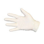 Disposable Nitrile Exam Powder Free White, small