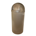 Bullet 21 Gal. Plastic Indoor/Outdoor Receptacle