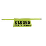 """Closed for Cleaning"" Safety Pole