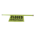 Closed for Maintenance Safety Pole