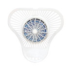 Urinal Screen with Blue Dye Indicator