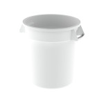 Container 10 Gallon Plastic Value Plus White