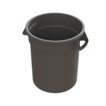 Container 10 Gallon Plastic Value Plus Gray