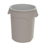 32 Gallon White Plastic Value Plus Container