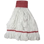 Cotton / Synthetic Blend Saddle-Type Looped-End Wet Mop with