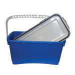 Microfiber Top Down Charging bucket, 5 gallon, blue, 10 per CS