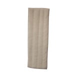 Microfiber Finish Pad with Mesh Back Finish Mop, 18", White, 12 per Bag