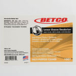 Betco Lemon Cleaner Deoderizer End User Label