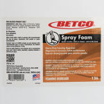 Betco Spray Foam Foaming Degreaser End User Label