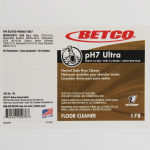 Betco PH7 Ultra End User Labels