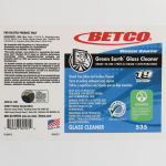 Betco Green Earth Glass Cleaner End User Label