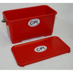 CPI PreTreat RED bucket with lid