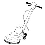 Manual Minuteman 1500 RPM Floor Machine M20150-00