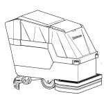 Manual Minuteman 260-265 Tract-Brush Driven Scrubb