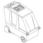 Manual Minuteman Automatic Carpet Scrubber C840115