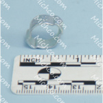 Clamp -2 Ear .433 Diameter Electric Zinc