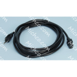 Cord, Power, 16/3, 15 Feet Black (US