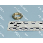 Nut, Hex Head Jam, 1/2"-20 X 0.2 Thick, Brass