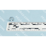 Nut, Hex Head, Jam, M5 X 3.5, Zinc