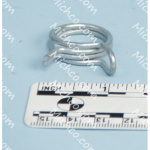 Clamp, Hose, Wire, .85 -.90, Silver