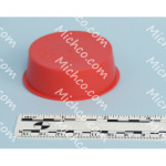 Cap, Plug, 2.0", Red
