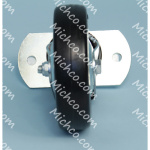 Caster, Swivel, 5.0-Dia. 1.4-Wide, 2 Hole