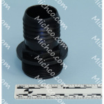 Hose Barb Fitting Black ABS
