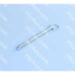 Pin, Detent, 3/8" Diameter X 4" L, Ring, Zinc