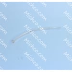 Tubing, 8mm ID X 12mm OD X 210mm L, Clear, PVC
