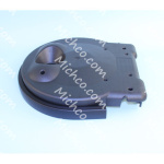 Bottom Plate 2-Pole Switch Black