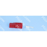 Connector, Cable, Red, 1 Wire