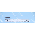 Pin, Grooved, 6.22-Dia., 23.0-Long, Stainless Steel