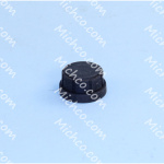 Knob, Round, 1.25-Dia. .63-Long .25ID, Plastic