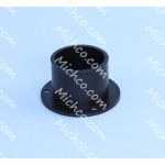 Flange Exhaust Black Polyproplene