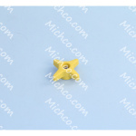 Knob, Star, 2.00OD 4EAR M8X1.25 (Y