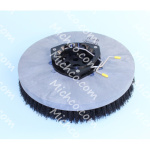 Brush Assembly, Disk, Scrub, 14.0"-Dia., Polypropylene
